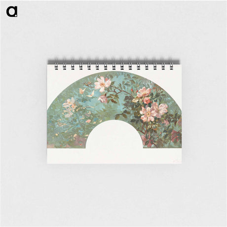 アートメモ帳-Flowers in a Fan Shape
 - ボストン公共図書館 Memo.