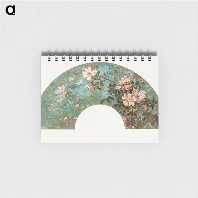 アートメモ帳-Flowers in a Fan Shape
 - ボストン公共図書館 Memo.