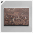 アートパネル-The Night Riders of Nacton: Preparing to Start
 - イェール大学アートギャラリー Canvas.