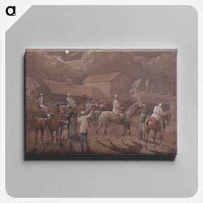 アートパネル-The Night Riders of Nacton: Preparing to Start
 - イェール大学アートギャラリー Canvas.