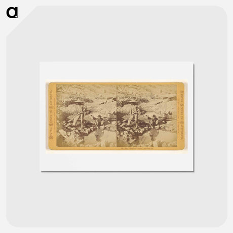 アートポストカード-The Heathen Chinee Panning Out
 - エドワード マイブリッジ Postcard.