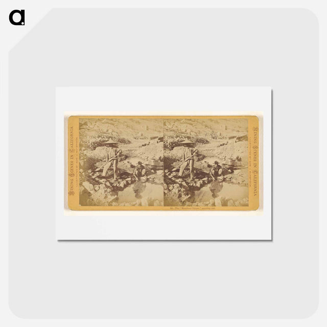アートポストカード-The Heathen Chinee Panning Out
 - エドワード マイブリッジ Postcard.