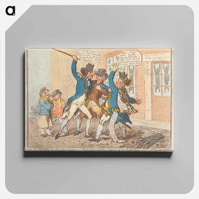 アートパネル-The Caneing in Conduit Street
 - イェール大学アートギャラリー Canvas.