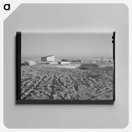 アートパネル-Irrigation Ditch, Canyon County
 - ラッセル リー Canvas.
