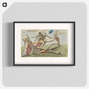 アートポスター-Royal Masquerade, or, the European Plotters discovered and defeated and the Ex-Princes Crost in their Masked design against Liberty
 - イェール大学アートギャラリー Poster.
