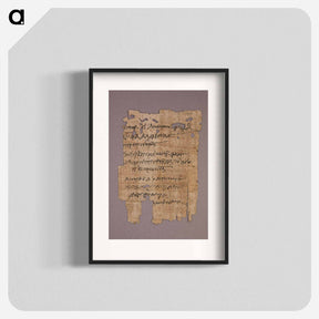アートポスター-Papyrus Fragment
 - セントルイス美術館 Poster.