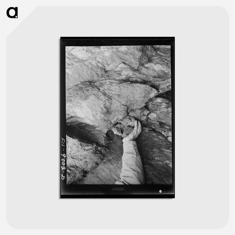 アートポストカード-Mouat Chrome Ore Specimen
 - ラッセル リー Postcard.