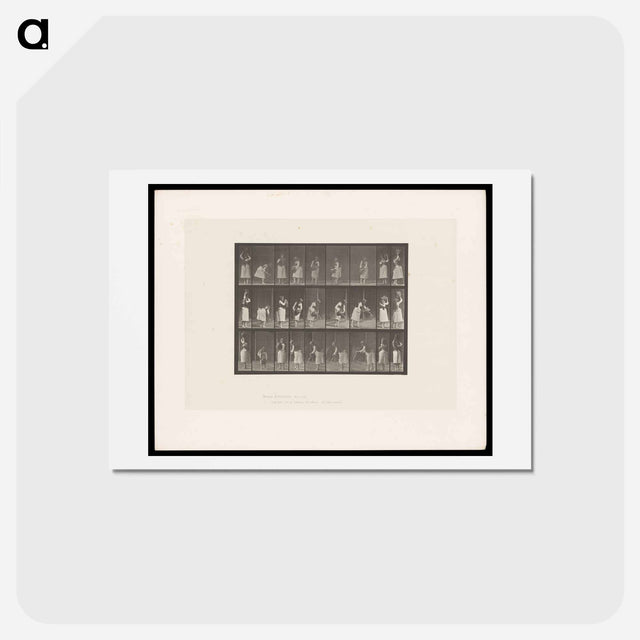 アートポストカード-Woman Pouring Water
 - エドワード マイブリッジ Postcard.