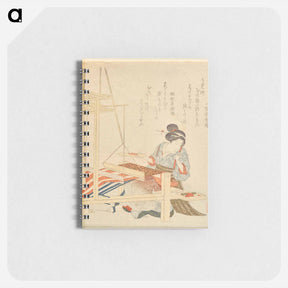 アートメモ帳-Woman Sitting at a Loom, from the series The Famous Sites and Products of Yamashiro [Southern Section of Kyoto District
 - イェール大学アートギャラリー Memo.