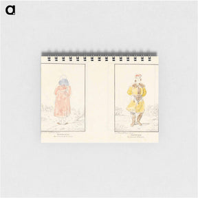 アートメモ帳-Paysanne des environs de Cracouie; Costume des environs de Cracouie
 - イェール大学アートギャラリー Memo.