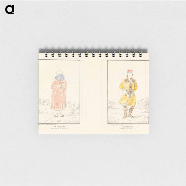 アートメモ帳-Paysanne des environs de Cracouie; Costume des environs de Cracouie
 - イェール大学アートギャラリー Memo.