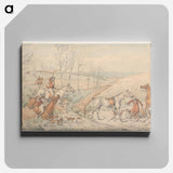 アートパネル-Foxhunting: The Death
 - イェール大学アートギャラリー Canvas.