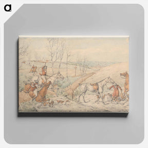 アートパネル-Foxhunting: The Death
 - イェール大学アートギャラリー Canvas.