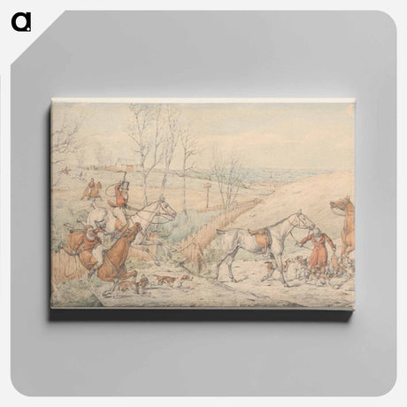 アートパネル-Foxhunting: The Death
 - イェール大学アートギャラリー Canvas.