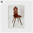 アートポストカード-Scabello Side Chair
 - バーンズ・コレクション Postcard.