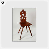 アートポストカード-Scabello Side Chair
 - バーンズ・コレクション Postcard.