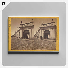 アートパネル-Public Market, Guatemala
 - エドワード マイブリッジ Canvas.