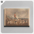 アートパネル-Fox Hunting: The Earl of Darlington and His Fox Hounds
 - イェール大学アートギャラリー Canvas.