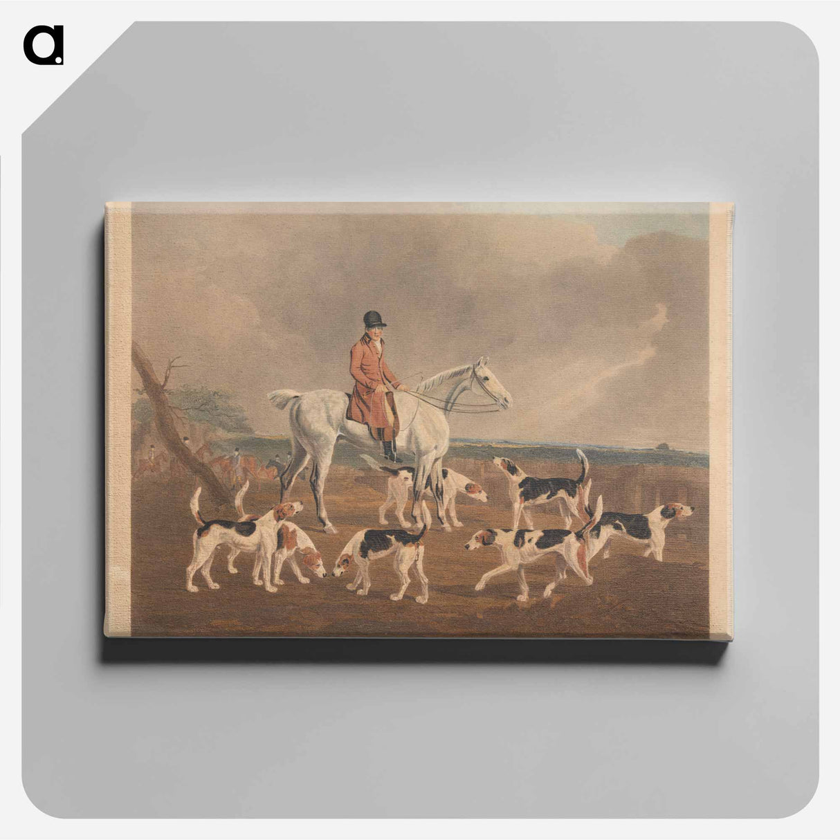アートパネル-Fox Hunting: The Earl of Darlington and His Fox Hounds
 - イェール大学アートギャラリー Canvas.