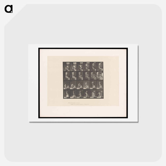 アートポストカード-Water Pour
 - エドワード マイブリッジ Postcard.