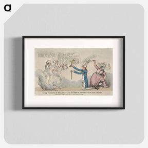 アートポスター-The Ghosts of Mirabeau and Dr. Price appearing to Old Loyola
 - イェール大学アートギャラリー Poster.