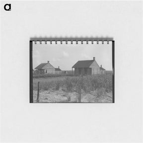 アートメモ帳-Cabins for sugarcane workers - ドロテア ラング Memo.