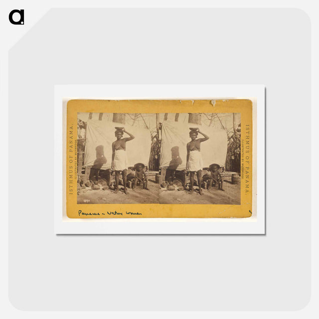 アートポストカード-Panama Native Women
 - エドワード マイブリッジ Postcard.