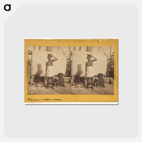 アートポストカード-Panama Native Women
 - エドワード マイブリッジ Postcard.