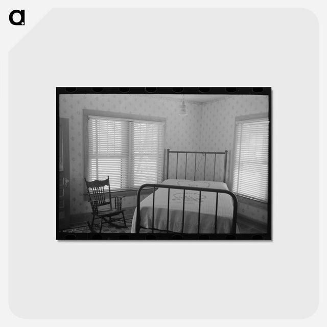 アートポストカード-Bedroom of Daughter of Wealthy Cajun Farmer
 - ラッセル リー Postcard.