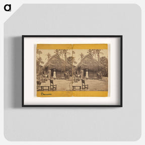 アートポスター-Native Hut, Panama
 - エドワード マイブリッジ Poster.
