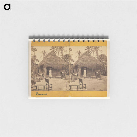 アートメモ帳-Native Hut, Panama
 - エドワード マイブリッジ Memo.