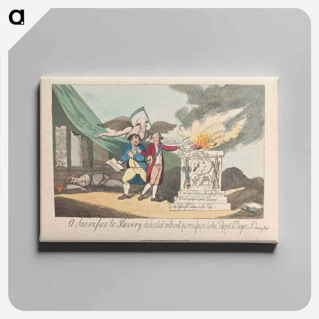 アートパネル-A Sacrifice to Slavery
 - イェール大学アートギャラリー Canvas.