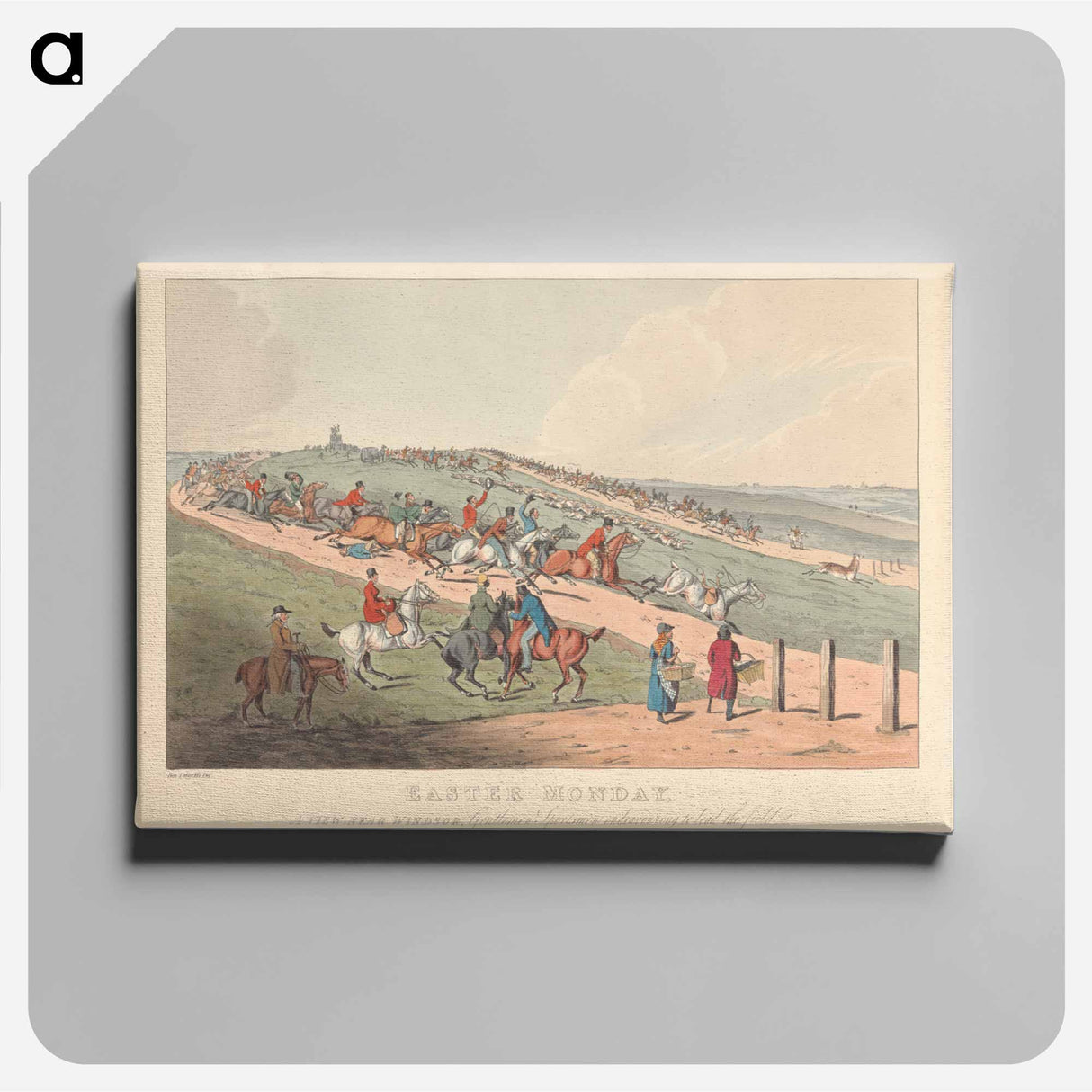 アートパネル-Easter Monday [Stag Hunting]: A View near Windsor
->  Easter Monday [Stag Hunting]: A View near Windsor
The title is "Easter Monday [Stag Hunting]: A View near Windsor".
 - イェール大学アートギャラリー Canvas.
