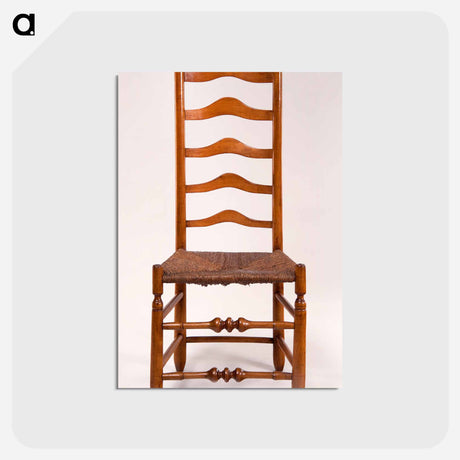 アートポストカード-Ladder-back Side Chair
 - バーンズ・コレクション Postcard.