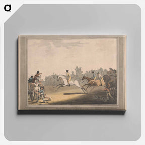 アートパネル-Racing: The High Mettled Racer. 1. The Racehorse
 - イェール大学アートギャラリー Canvas.
