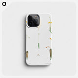 Flower parts from La Botanique de JJ Rousseau - Pierre Joseph Redouté Phone Case.