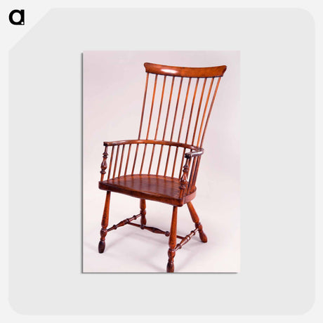アートポストカード-Comb-back Windsor Armchair
 - バーンズ・コレクション Postcard.