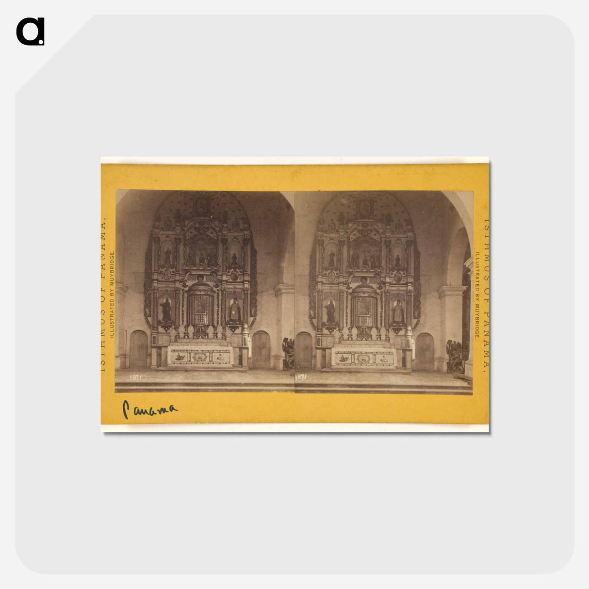 アートポストカード-Church of Santa Ana
 - エドワード マイブリッジ Postcard.