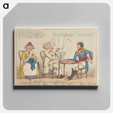 アートパネル-A Peaceable Pipe; or, A Consular Visit to John Bull!!
 - イェール大学アートギャラリー Canvas.