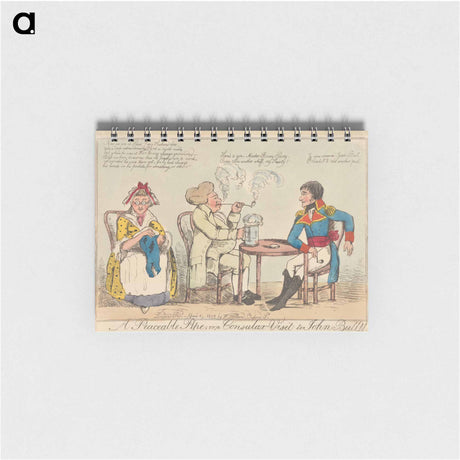 アートメモ帳-A Peaceable Pipe; or, A Consular Visit to John Bull!!
 - イェール大学アートギャラリー Memo.