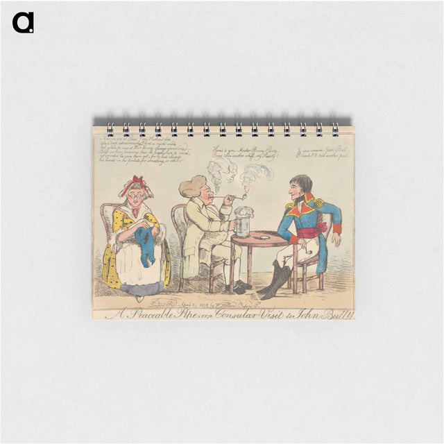 アートメモ帳-A Peaceable Pipe; or, A Consular Visit to John Bull!!
 - イェール大学アートギャラリー Memo.
