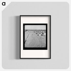 アートポスター-Farm Security Administration (FSA) migratory labor camp (emergency) - ドロテア ラング Poster.
