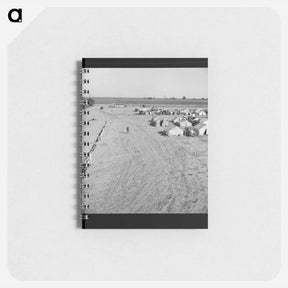 アートメモ帳-Farm Security Administration (FSA) migratory labor camp (emergency) - ドロテア ラング Memo.