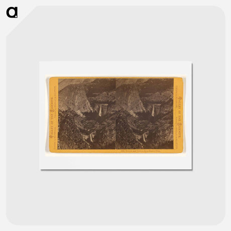 アートポストカード-Yowiye and Piwyac, from Glacier Point
 - エドワード マイブリッジ Postcard.