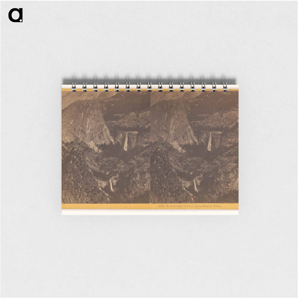 アートメモ帳-Yowiye and Piwyac, from Glacier Point
 - エドワード マイブリッジ Memo.
