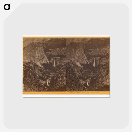 アートポストカード-Yowiye and Piwyac, from Glacier Point
 - エドワード マイブリッジ Postcard.