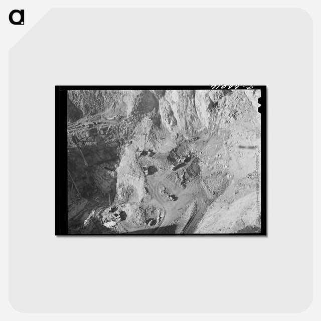 アートポストカード-Shasta Dam Excavation
 - ラッセル リー Postcard.