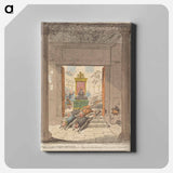 アートパネル-Parliamentary-Reform, - or - Opposition-Rats, Leaving the House They Had Undermined
 - イェール大学アートギャラリー Canvas.