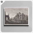 アートパネル-A View of the Gate of the Tomb of the Emperor Akbar, at Secundru
 - イェール大学アートギャラリー Canvas.