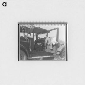 アートメモ帳-The only home of a depression-routed family of nine from Iowa - ドロテア ラング Memo.